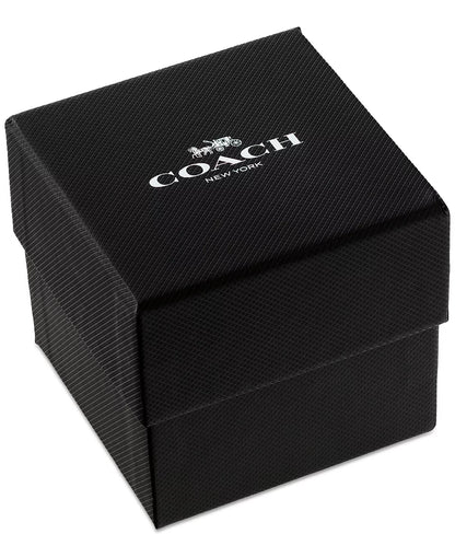Coach Stainless Steel Black Dial Men's Watch