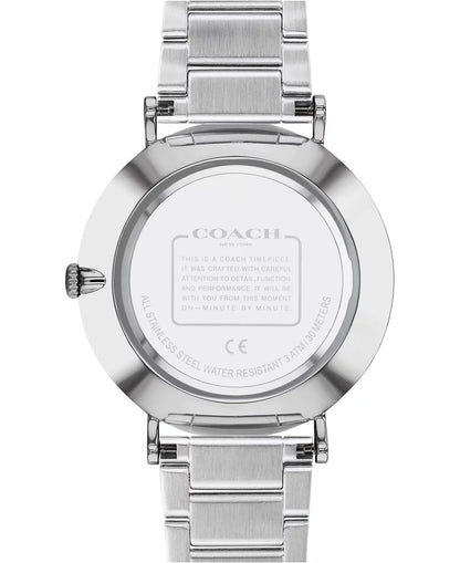 Coach Stainless Steel Black Dial Men's Watch
