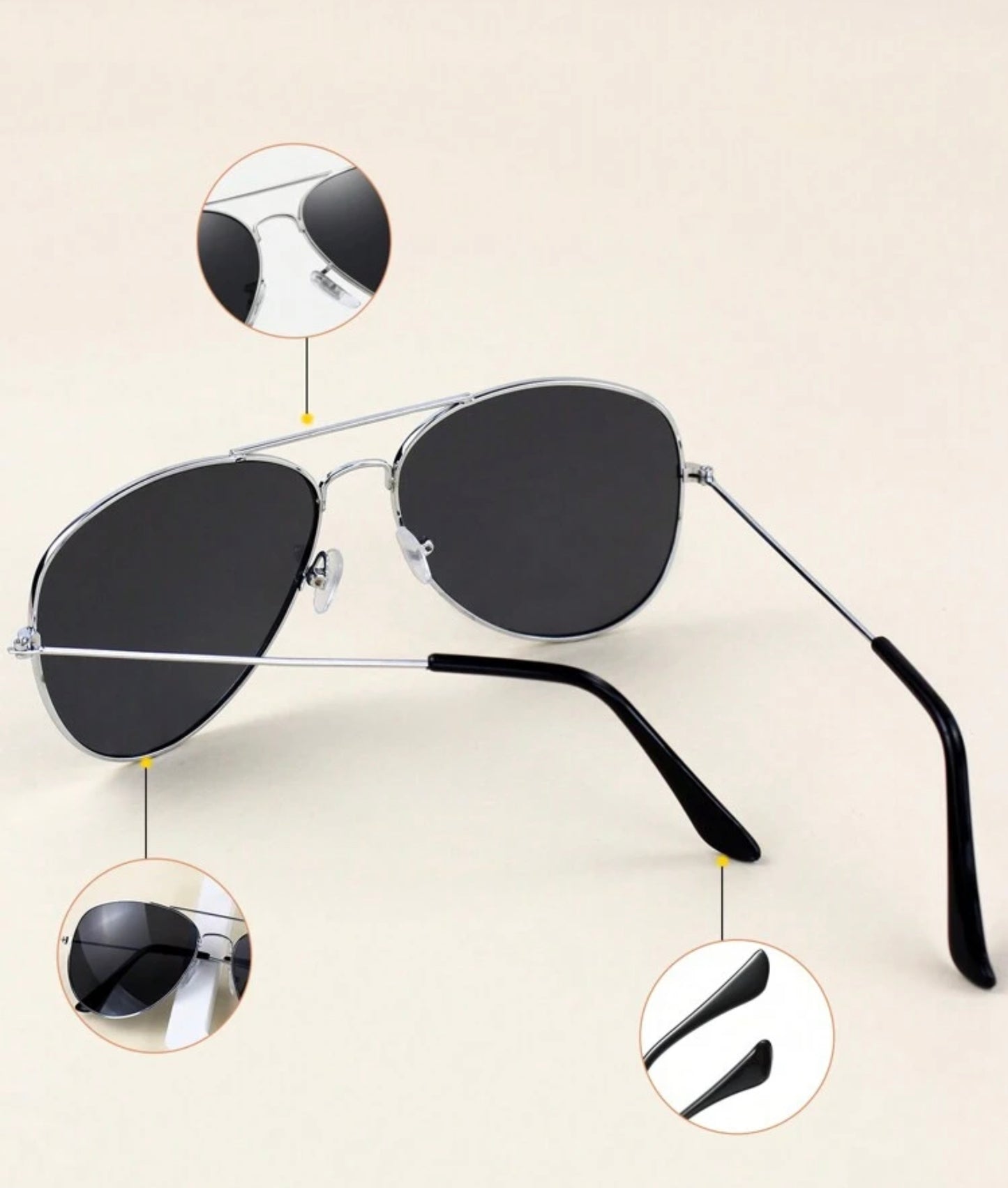 Minimalist Aviator Sunglasses