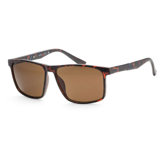 Guess Brown Rectangular Men's Sunglasses