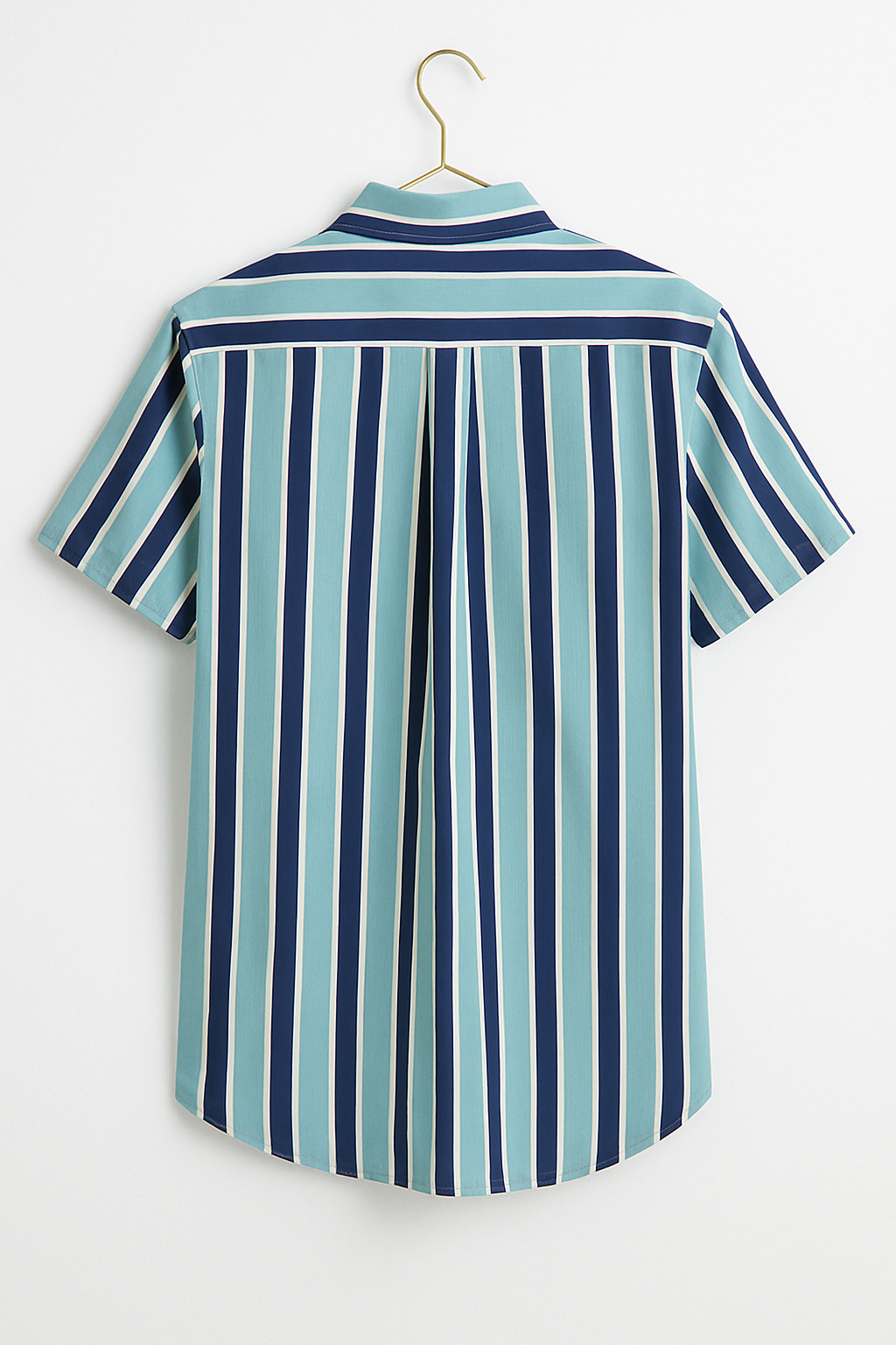 Large Blue Stripe Slim Shirt