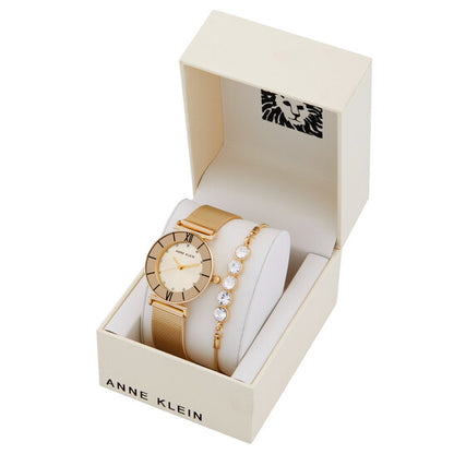 Anne Klein Gold Women’s Watch Set