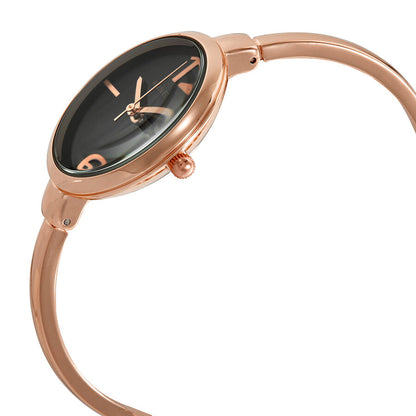 Anne Klein Black Glossy Women’s Watch Set