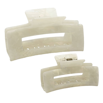 Lily Claw Clip Set - Ivory