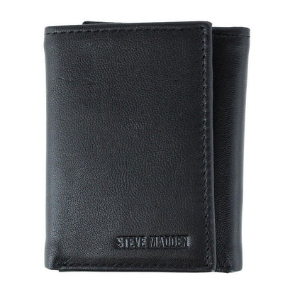 Steve Madden Leather RFID Trifold Wallet