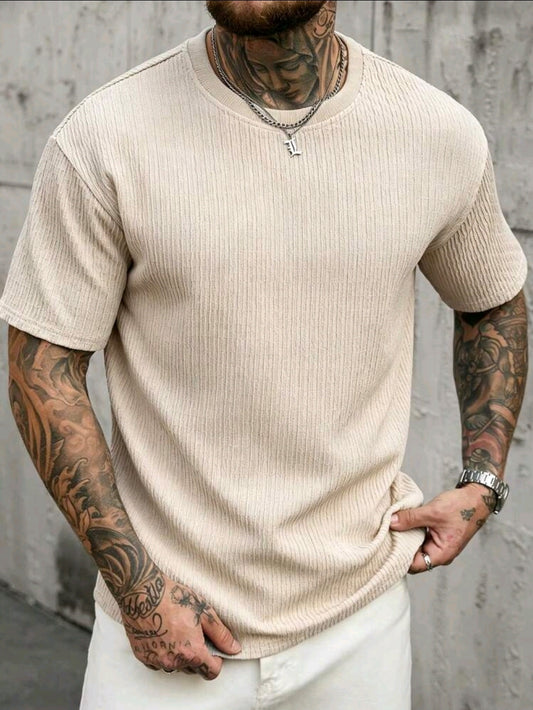 Apricot Textured Tshirt
