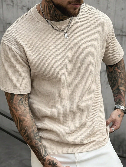 Apricot Textured Tshirt