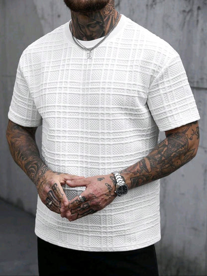 Textured White Tshirt