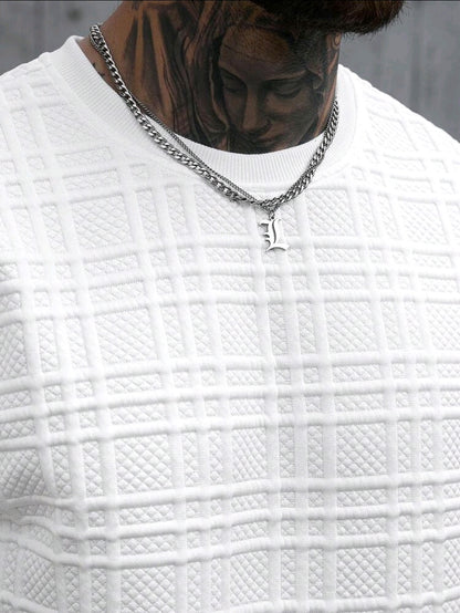 Textured White Tshirt