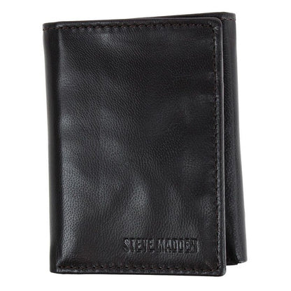 Steve Madden Leather RFID Trifold Wallet