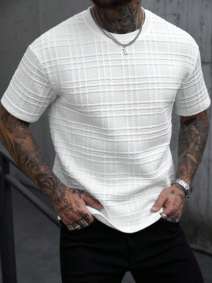 Textured White Tshirt