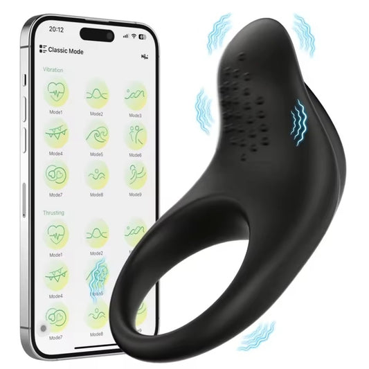 App Controlled Vibrating Cock Ring