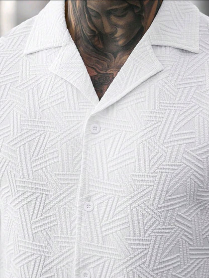 White Jacquard Shirt