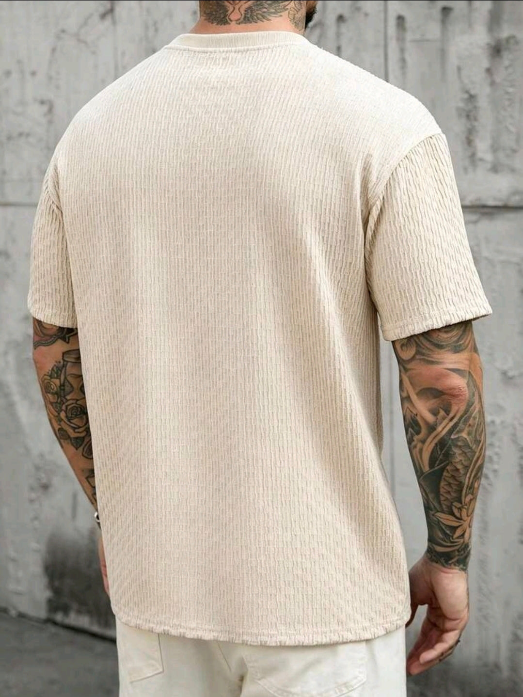 Apricot Textured Tshirt