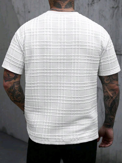 Textured White Tshirt