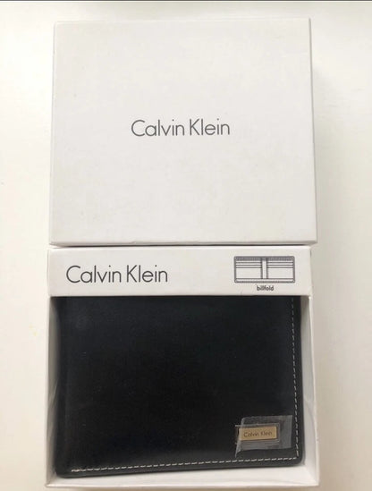 Calvin Klein Black Men's Wallet - Damaged Packaging